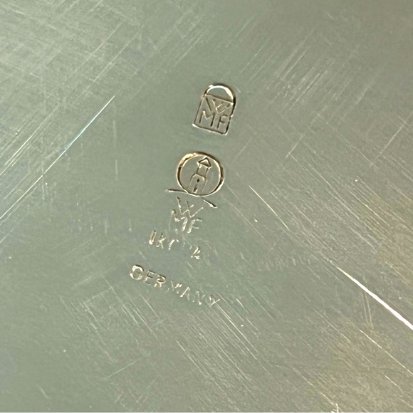 Vintage silver plate serving tray - Picture 3 of 3